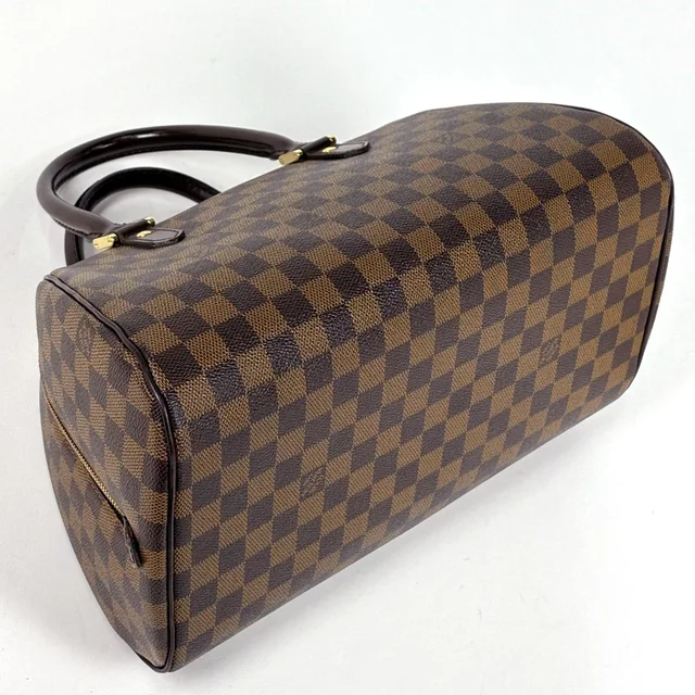 Louis Vuitton Riviera MM Handle Mini Boston Bag Damier Brown in Brown Leather from The Reluxe, photo 2 of 2