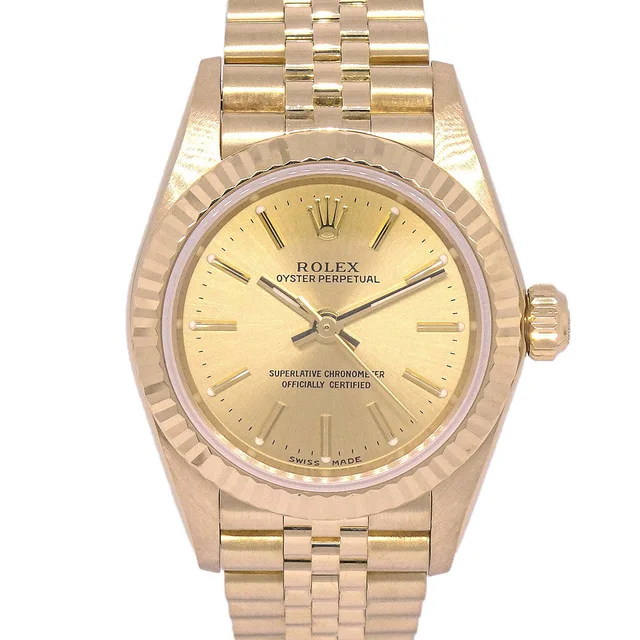 Rolex Oyster Perpetual 24mm Ref.76198 Self-winding Watch 18KYG from AMORE Vintage Tokyo