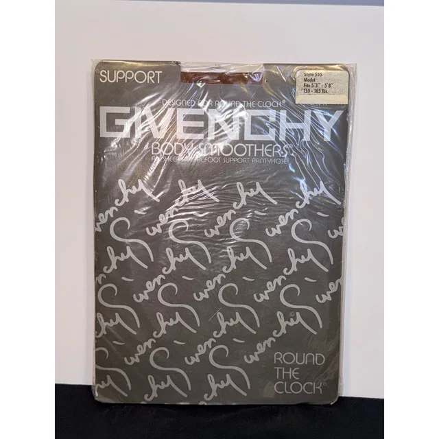 Givenchy Body Smoothers Support Pantyhose Style 555 Sheer Sandalfoot Brown Model in brown|red from Poshmark