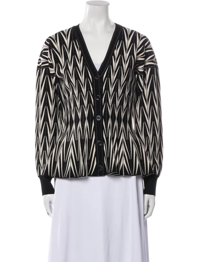 Alexander McQueen 2021 Printed Sweater w/ Tags in black from The RealReal