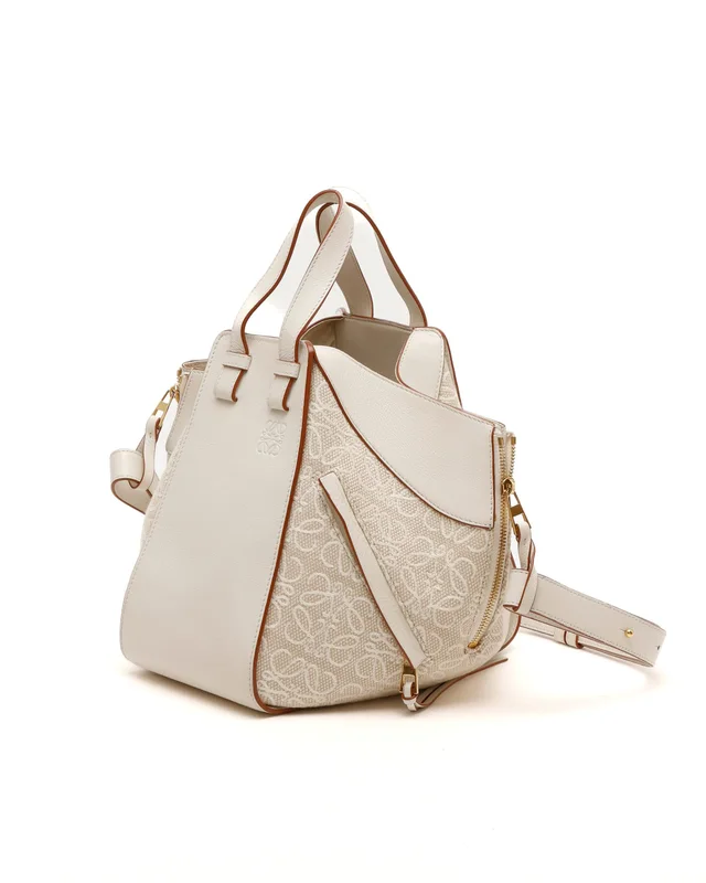 Loewe Small Anagram Hammock Bag in Canvas from A Retro Tale, photo 3 of 10