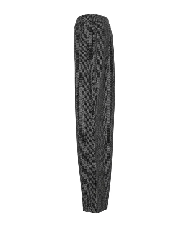 Emporio Armani Herringbone-Pattern Straight-Leg Trousers, photo 3 of 4 from SENSER