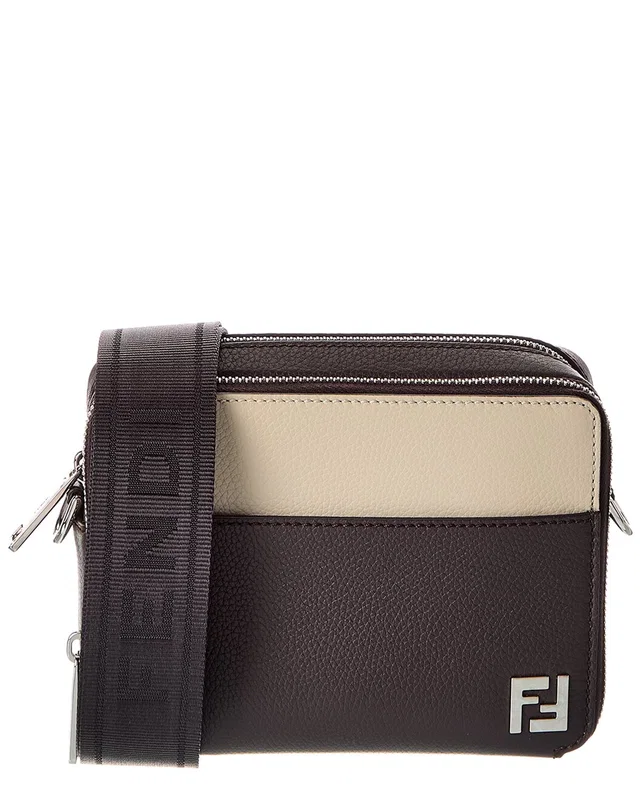 FENDI Squared Leather Camera Case Organizer, image 1 of 1 from Gilt