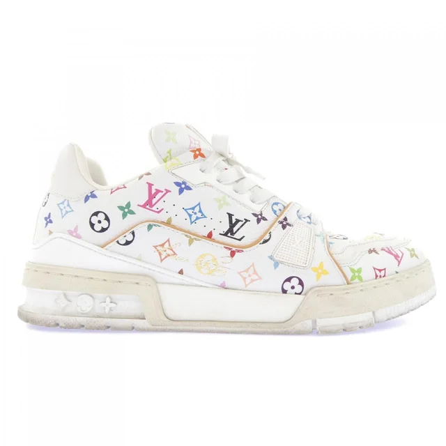 Louis Vuitton Takashi Murakami Trainer Sneakers in Leather from The Reluxe