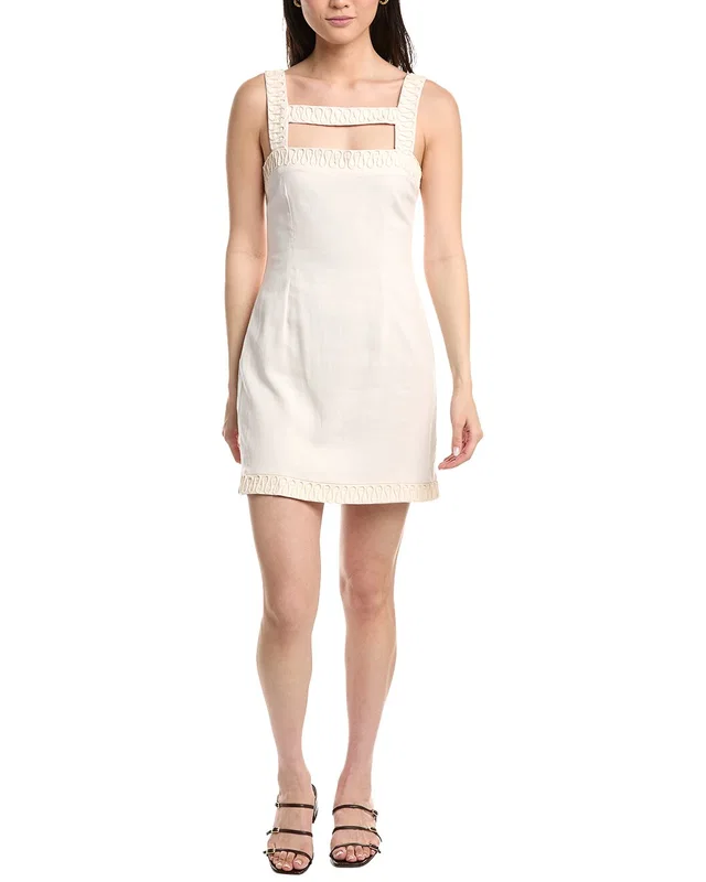 Hutch Dawnings Linen-Blend Dress, image 1 of 1 from Gilt