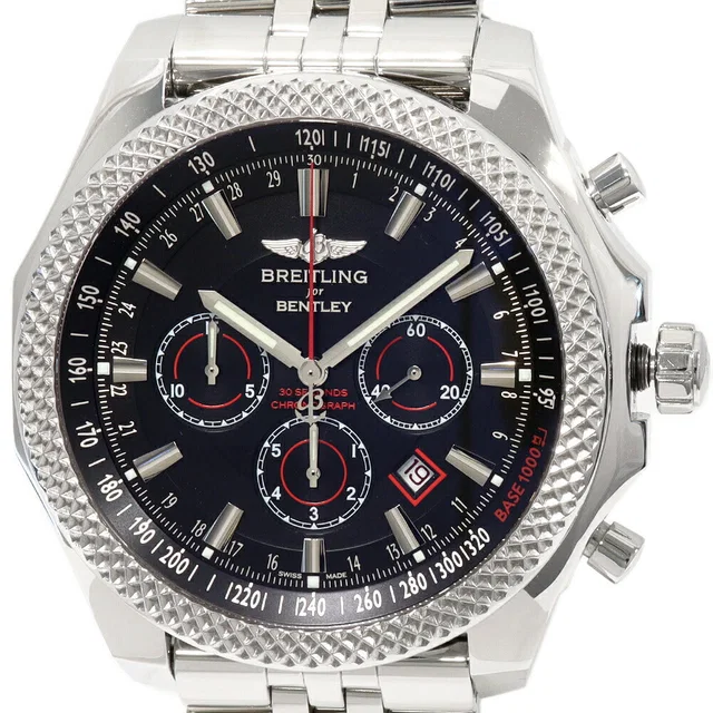 Breitling Black Dial Bentley Automatic Watch A25368 in Black from LuxUness