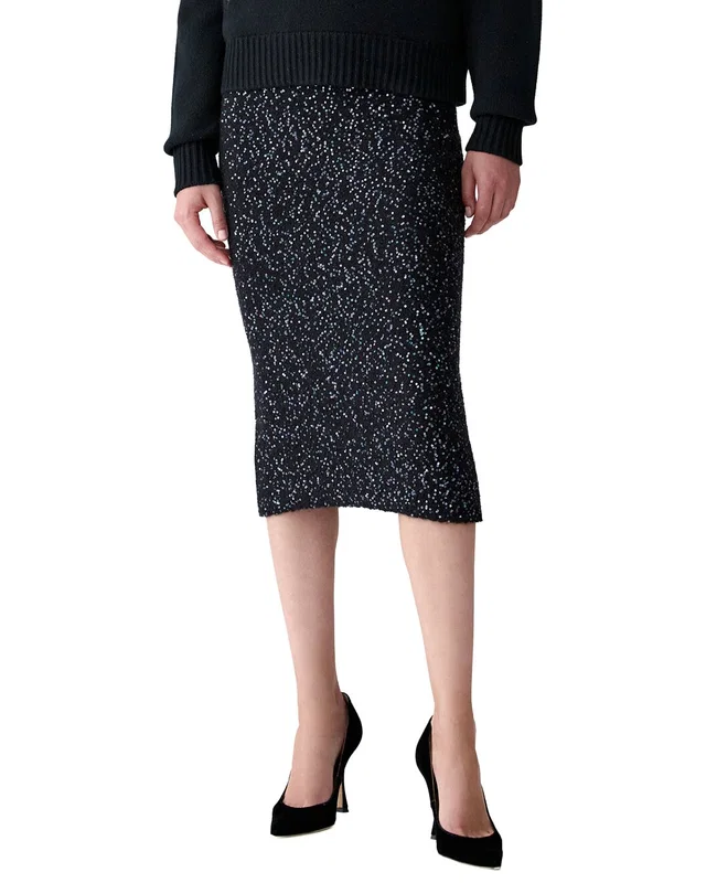 Carolina Herrera Wool & Cashmere-Blend Pencil Skirt, image 1 of 1 from Rue La La