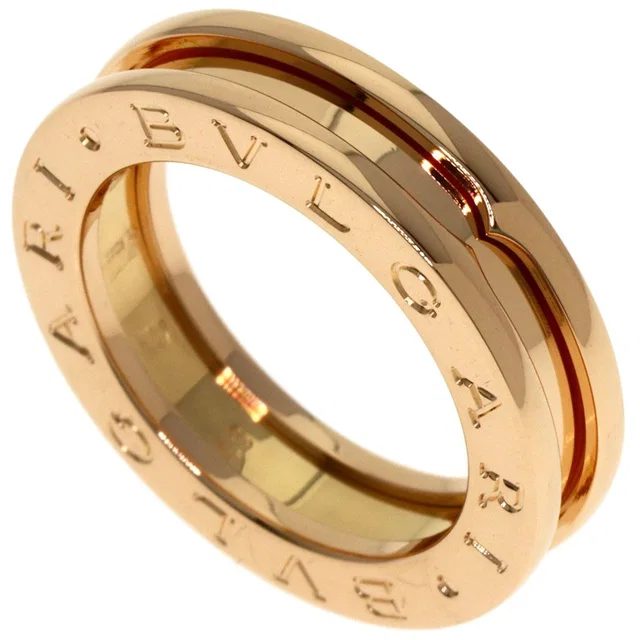Bvlgari B.Zero1 Band 48 Ring 18K Pink Gold in Pink from The Reluxe