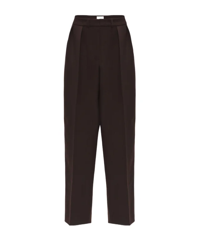Magda Butrym Straight-leg wool blend trousers in brown from SENSER, photo 1 of 1