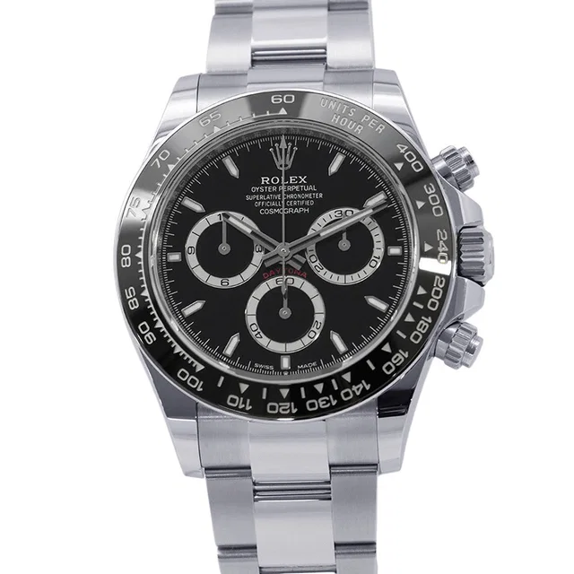 Rolex Cosmograph Daytona W40mm Stainless Steel Black Dial126500LN in Black from GALLERY RARE