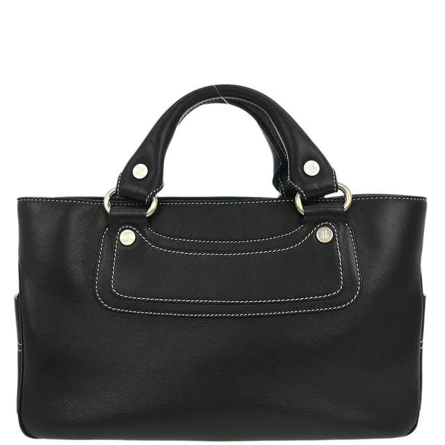 Celine Black Leather Boogie Bag Handbag in Black Leather from AMORE Vintage Tokyo