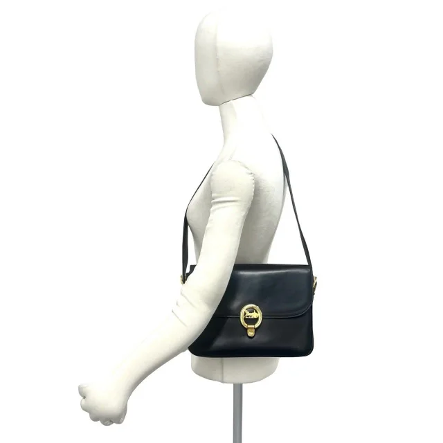 Celine Shoulder Bag in Black Leather from LuxUness, photo 2 of 10