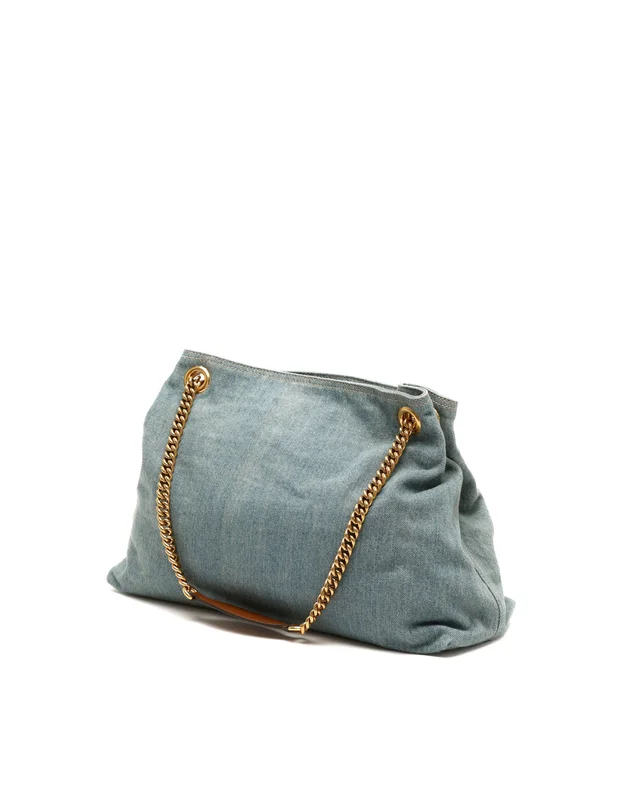 Gucci Soho Chain Tote Bag in Denim from A Retro Tale, photo 3 of 7