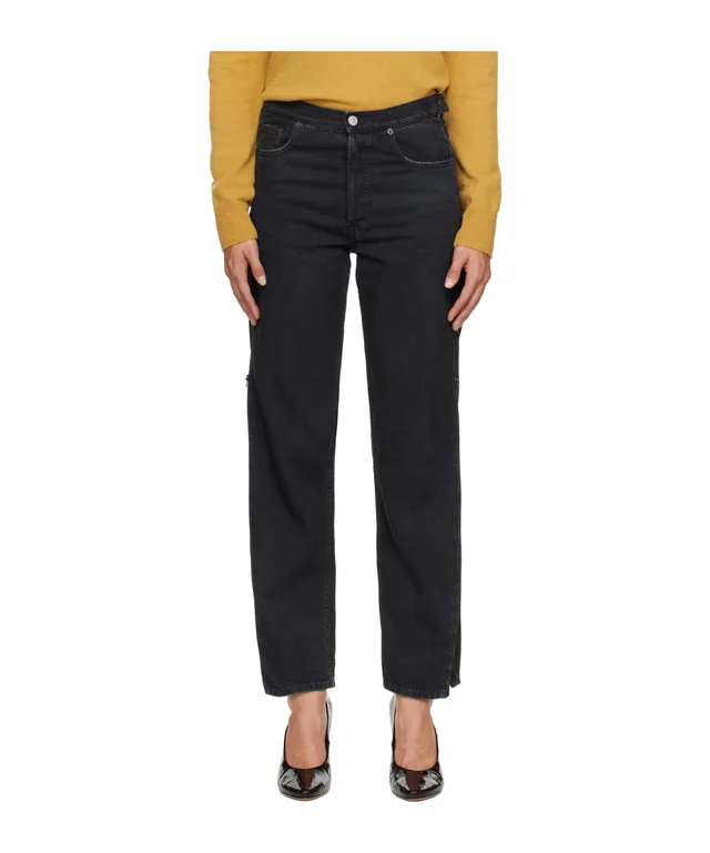 Mm6 Maison Margiela side-zip straight-leg jeans, photo 4 of 7 from SENSER