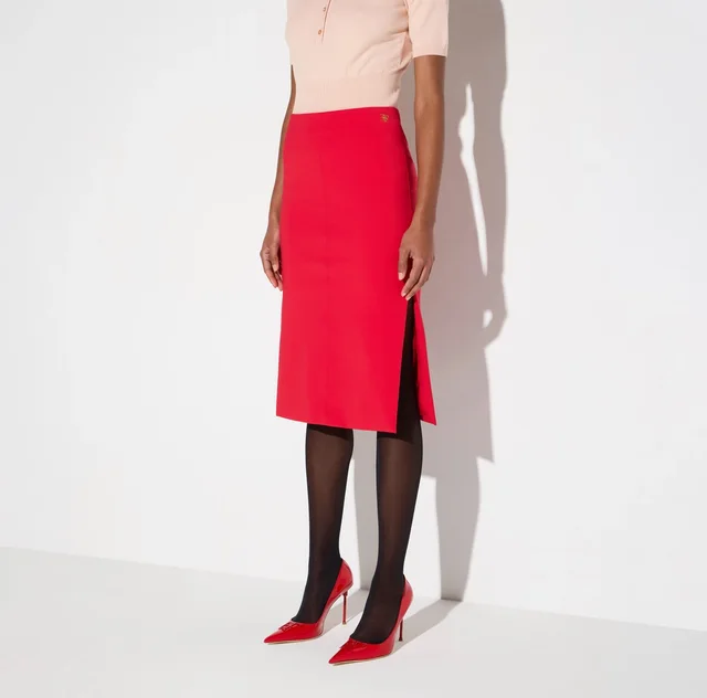 Elisabetta Franchi Slit-detail skirt, photo 3 of 5 from SENSER