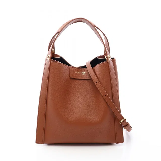 Celine Handbag Small Cubo 2-Way Leather in Leather from The Reluxe
