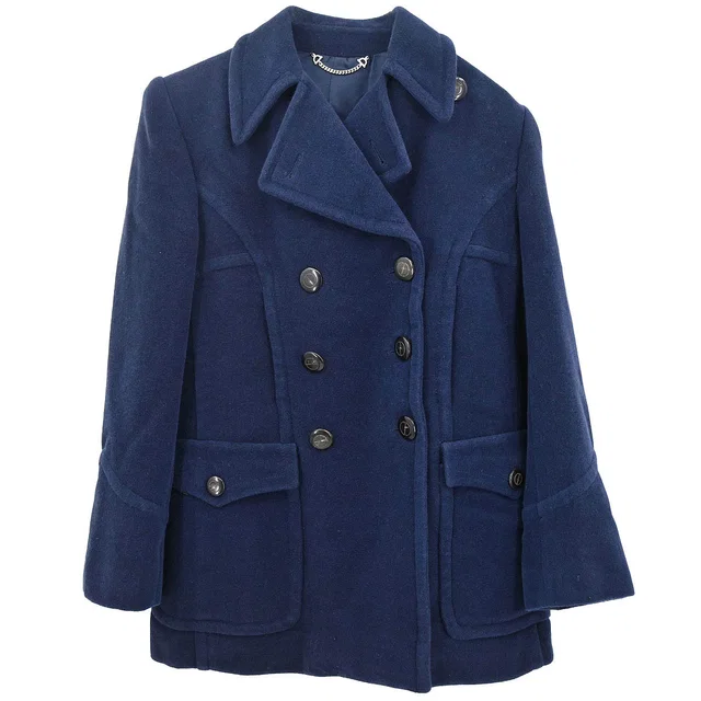 Gucci 1995 Tom Ford Short Double-Breasted Peacoat #42 in Cashmere from AMORE Vintage Tokyo