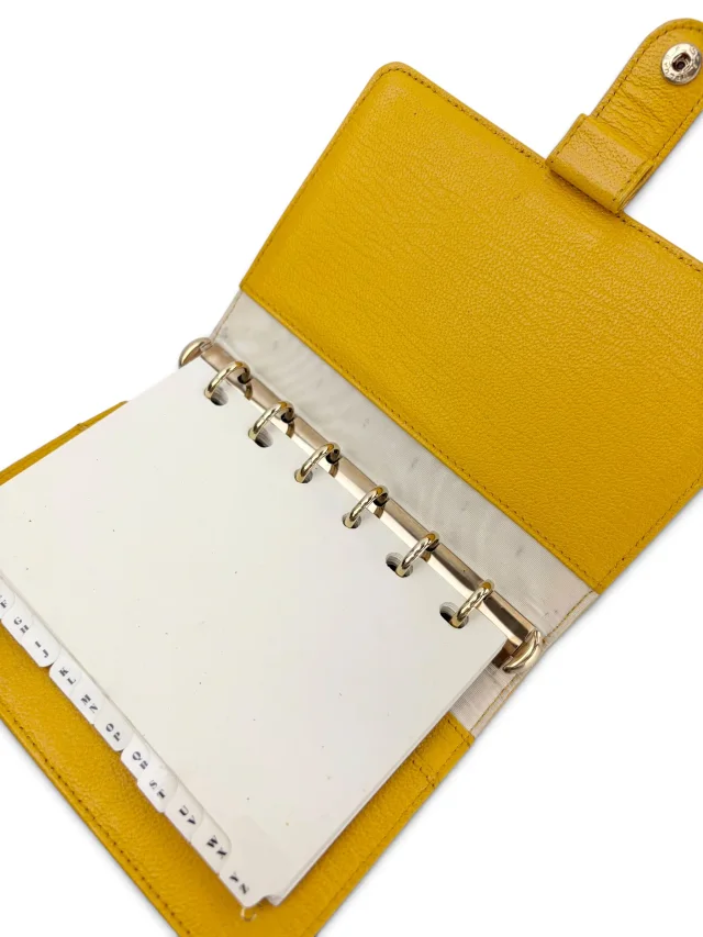 Chanel Vintage Small Yellow Agenda Cover in Yellow Leather from Season 2 Consign, photo 8 of 8