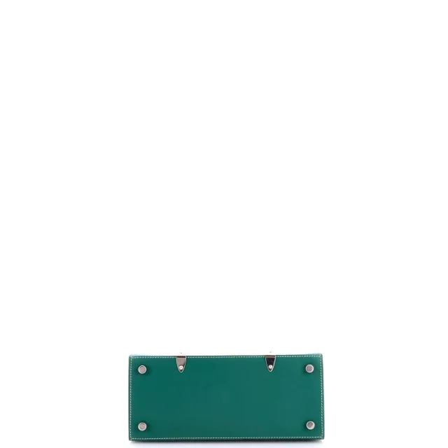 Goyard Structured Saigon Top Handle Bag Coated Canvas with Leather Mini in green Coated canvas from Rebag, photo 4 of 7