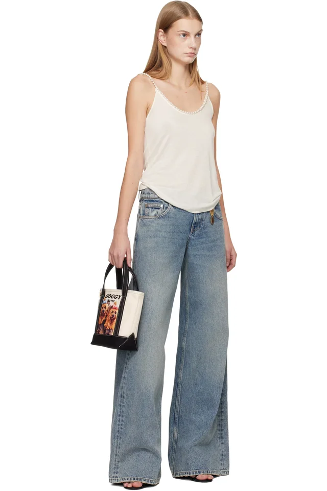 Stella McCartney Multicolor Jeff Koons Edition Small N/S Crossbody Tote, photo 4 of 4 from SSENSE