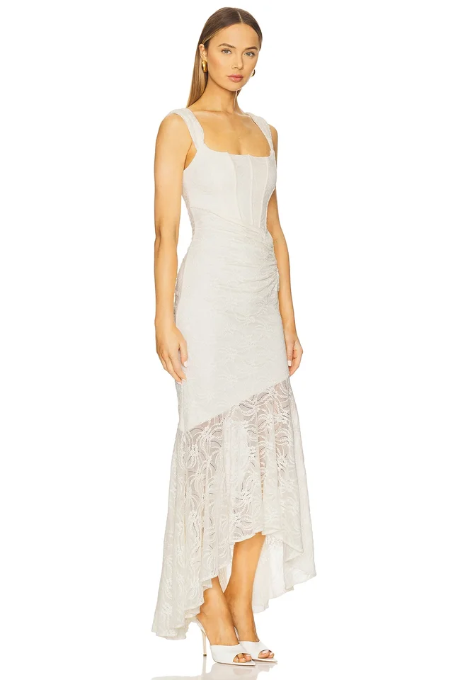 MORE TO COME Micah Corset Dress in Ivory, photo 2 of 4 from REVOLVE (Canada)