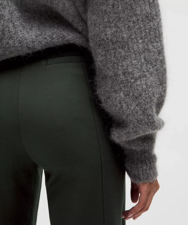 lululemon Stretch Knit Straight-Leg Pull-On Pant in Blackened Pine, photo 5 of 6 from lululemon