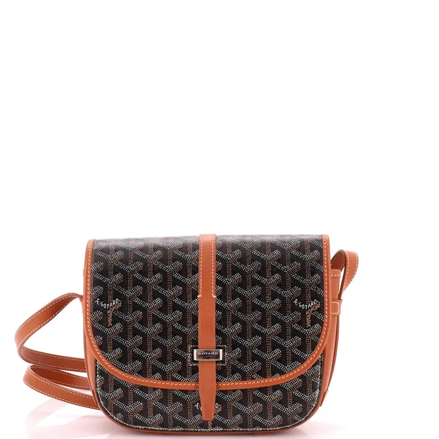Goyard Belvedere II Messenger Bag Coated Canvas PM in brown|red Coated canvas from Rebag, photo 7 of 7