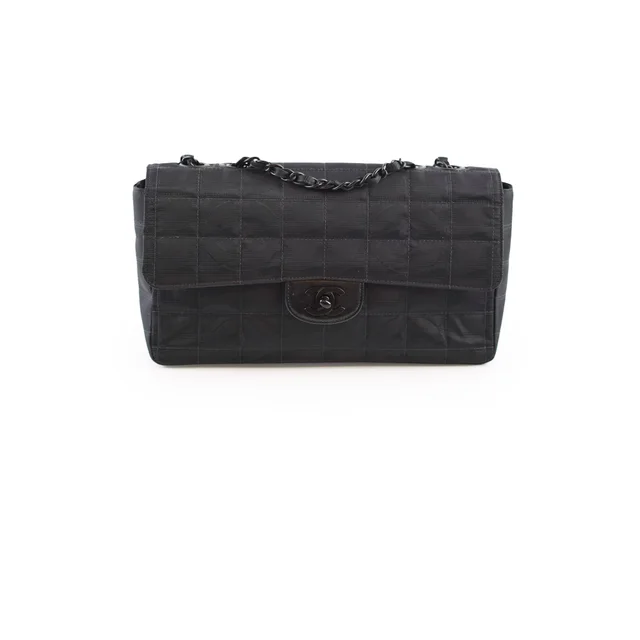 Chanel Travel Line Nylon Black in Black Nylon from The Purse Affair