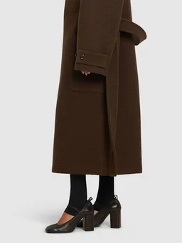 Lemaire Block heel court shoes in 100% Sheepskin, photo 2 of 5 from LUISAVIAROMA