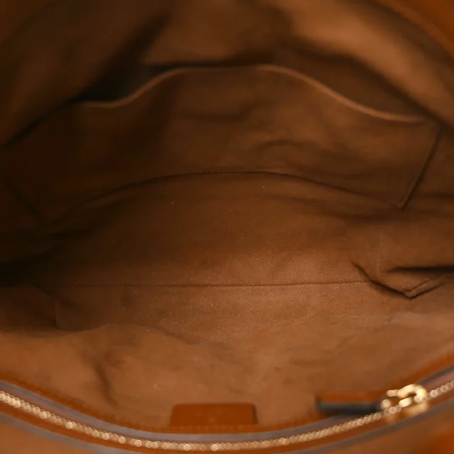Gucci Boarded Plutone Calfskin Medium Arli Shoulder Bag Nocciola in Calfskin from FASHIONPHILE, photo 5 of 10