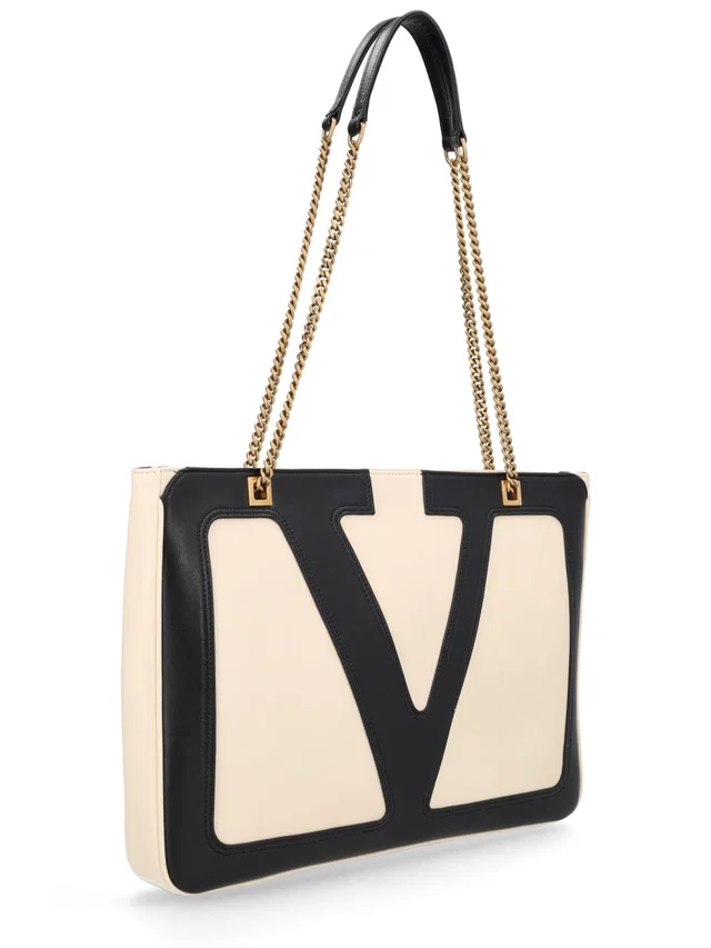 Valentino Garavani Tote Bag — White Leather in White Leather from HEWI