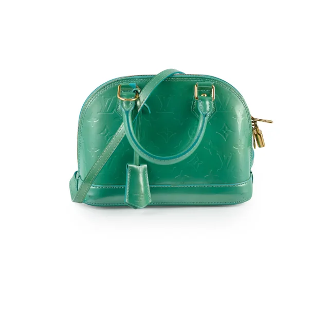 Louis Vuitton Alma BB Patent Green in Green Patent leather from The Purse Affair
