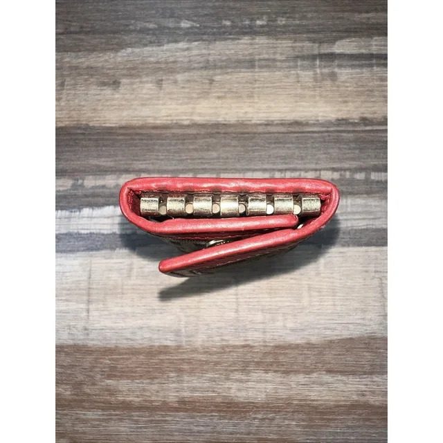 Fendi Key Case Key Holder Zucca Leather Canvas Authentic With Coa in brown|red Canvas from Poshmark, photo 4 of 13