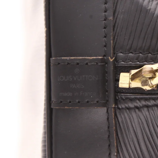 Louis Vuitton Alma handbag in Noir Épi leather in Black Leather from Collector Square, photo 4 of 5