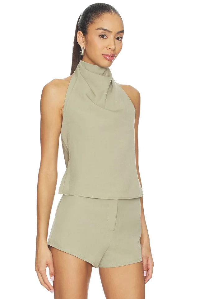 Nakedvice x REVOLVE The Mya Top in Sage, photo 2 of 4 from REVOLVE (Canada)