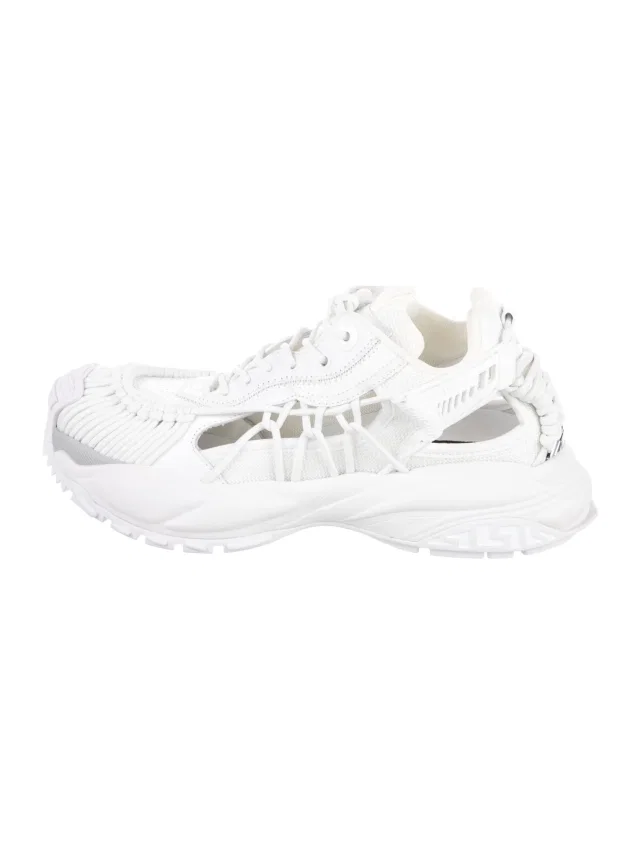 Versace Leather Sneakers w/ Tags in white Leather from The RealReal