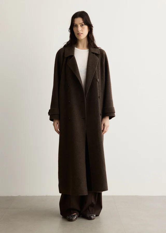 Incu Collection Dawn Wool Trench Coat in Beige from Incu, photo 1 of 1