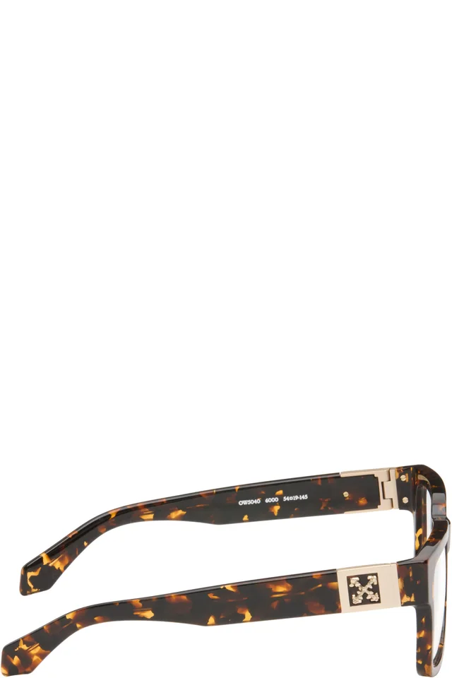 Off-White Brown Style 5040 Glasses, photo 2 of 4 from SSENSE