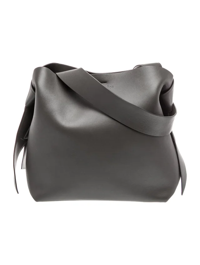 Acne Studios Shoulder Bag in gray Leather from The RealReal