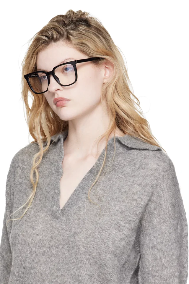 Saint Laurent Black SL M146 Glasses, photo 4 of 4 from SSENSE