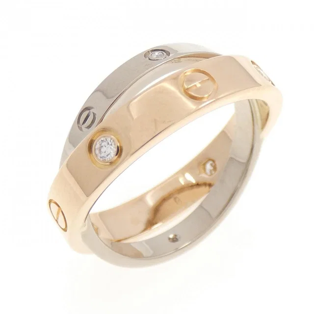 Cartier B Love Au750 Diamond Ring Size 49 from LuxUness