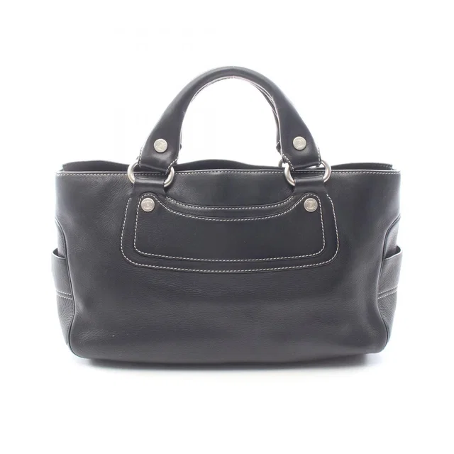 Celine Handbag Boogie Bag Black Leather in Black Leather from The Reluxe