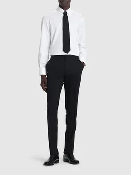 Brunello Cucinelli Cotton twill button down shirt in 100% Cotton, photo 3 of 6 from LUISAVIAROMA