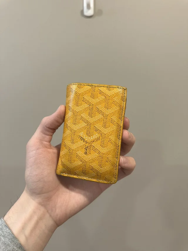 Goyard Saint Pierre Yellow Wallet in yellow from Grailed, photo 1 of 1