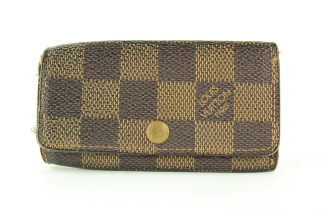 Louis Vuitton Damier Ebene Multicles 4 Key Holder Wallet case in Brown Canvas from Bagriculture