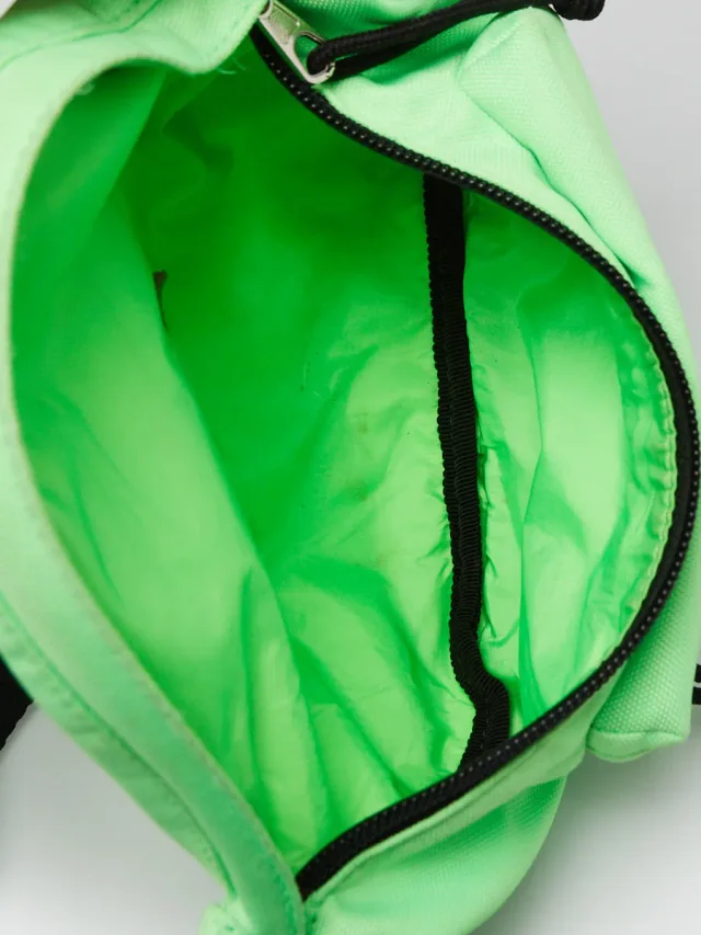 Balenciaga Verde Fluo Recycled Nylon Logo Embroidered Wheel Belt Bag in Nylon from Yoogis, photo 11 of 13