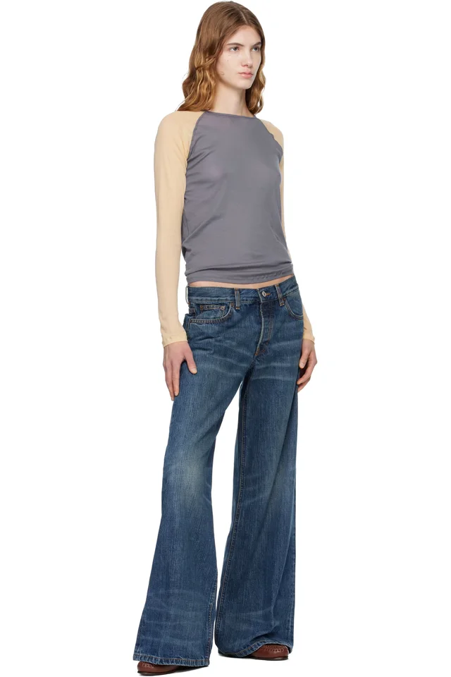 JEANERICA Blue Kyoto Jeans, photo 4 of 4 from SSENSE