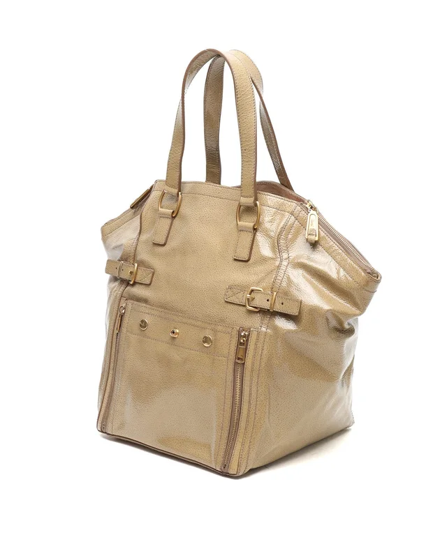 Saint Laurent Rive Gauche Patent Tote Bag in Patent leather from A Retro Tale, photo 2 of 9