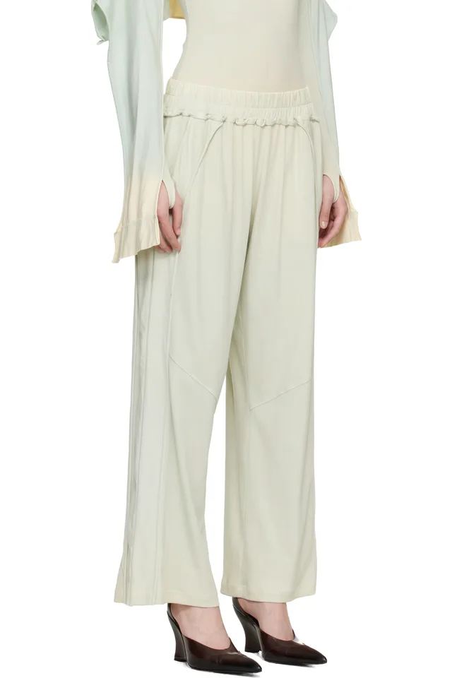 KNWLS Green Bellona Lounge Pants, photo 2 of 4 from SSENSE