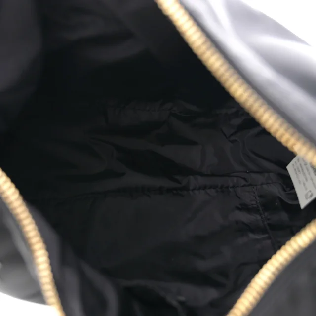 Versace Tribute Chain Crossbody Shoulder Bag Black in Black Nylon from FASHIONPHILE, photo 5 of 11